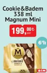 MAGNUM MİNİ COOKİE & BADEM 6'LI DONDURMA